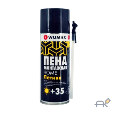 Пена монтажная Home летняя. 300 мл.. Wumax(189200251)